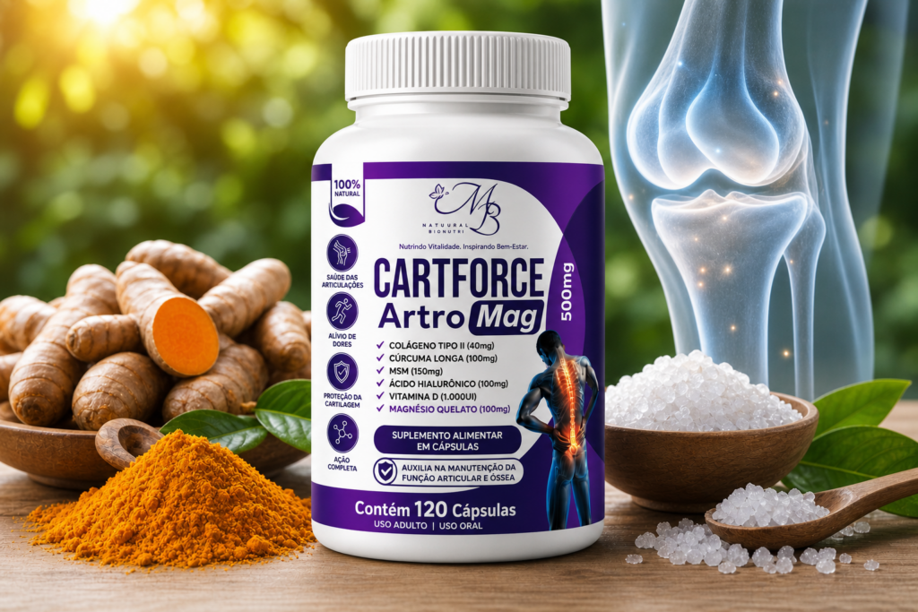 CartForce Artro Mag 500mg 100 cápsulas