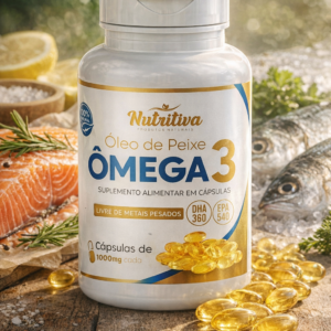 Ômega 3 1000mg 100 cápsulas