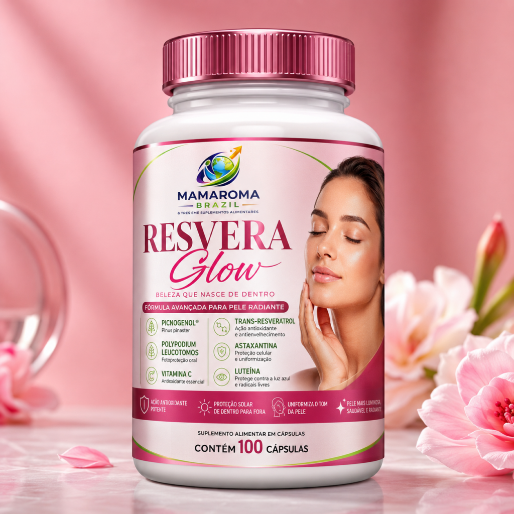 Resvera Glow 100 cápsulas.