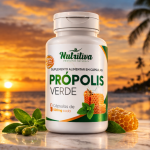 Própolis Verde 500mg 100 cápsulas