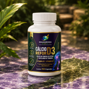 Cálcio Refor D3 100 cápsulas.